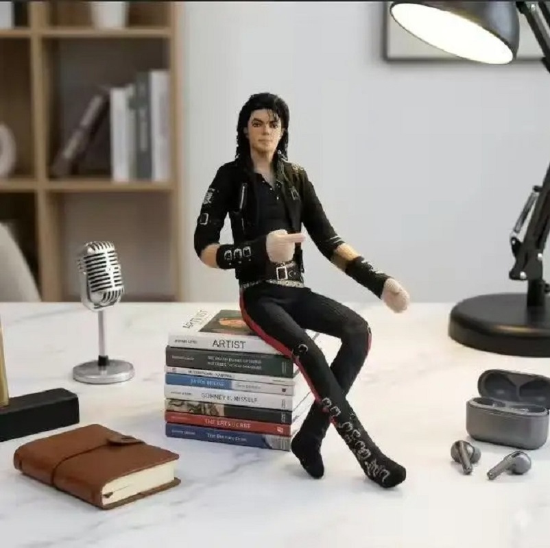 Anime Merchandise Plush Toys - @Anime Michael Jackson Cosplay Prop Doll