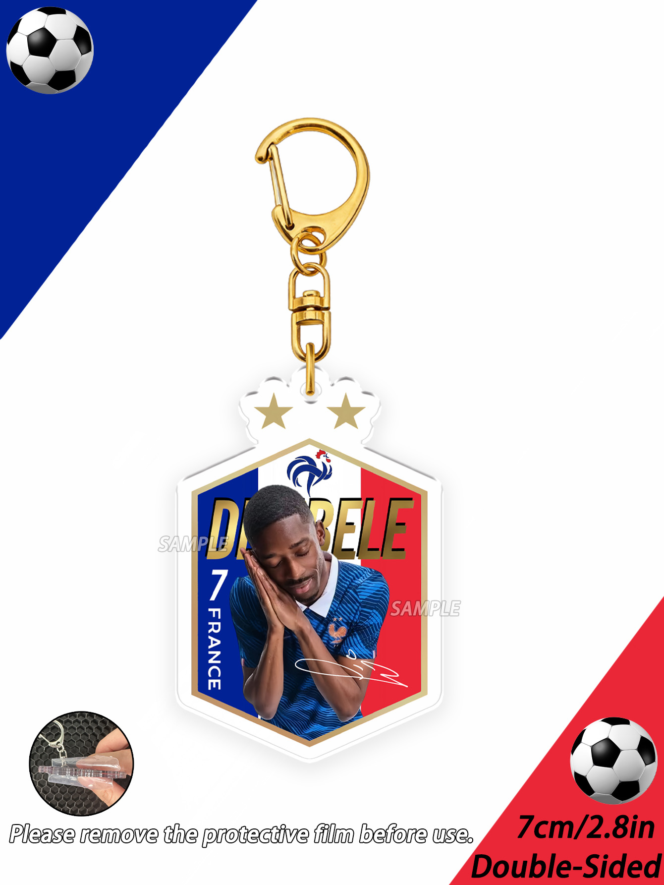 France Keychains, 2026 World C - Anime Fan Merchandise recension och pris