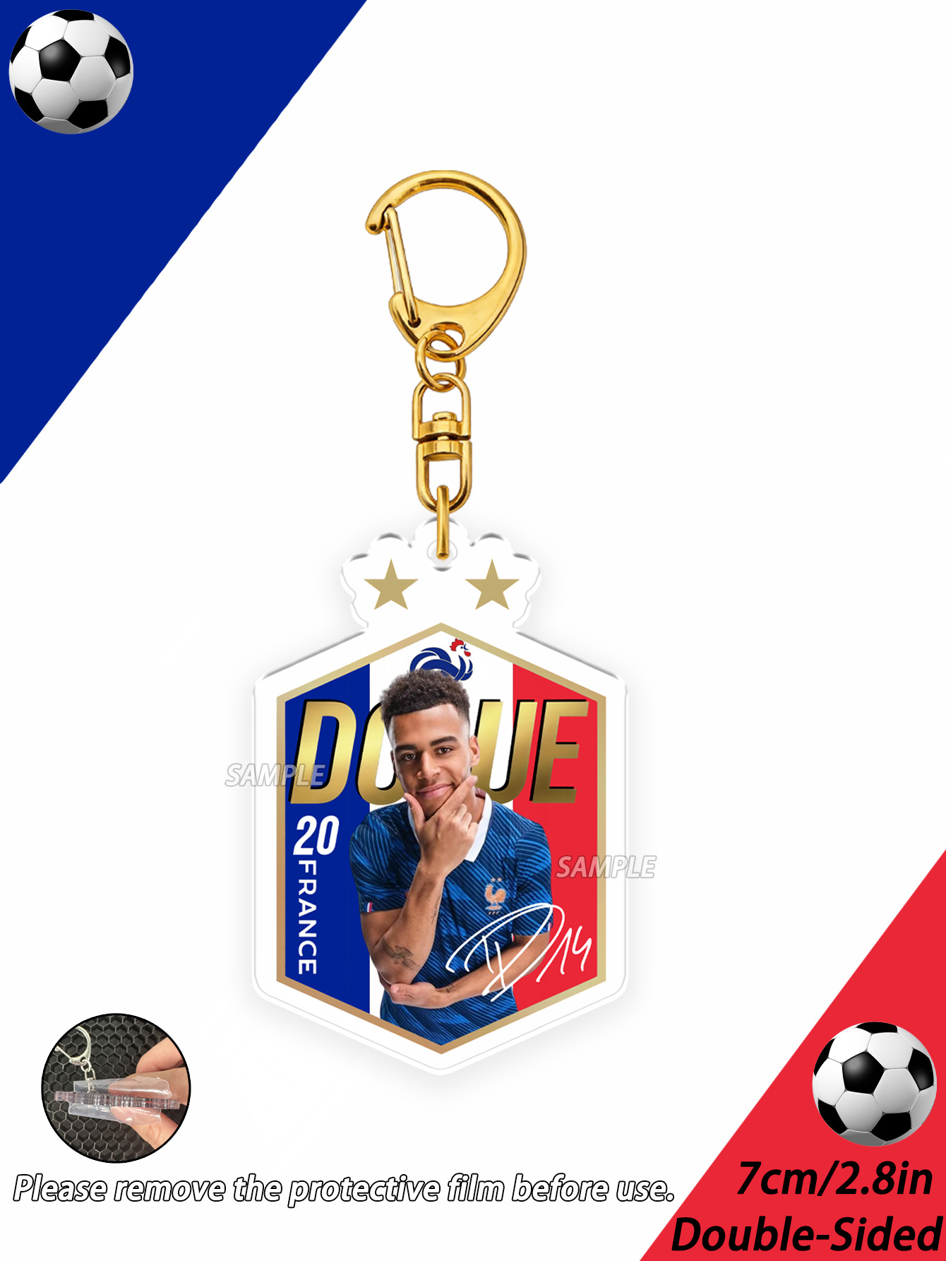 France Keychains, 2026 World C - Anime Fan Merchandise recension och pris