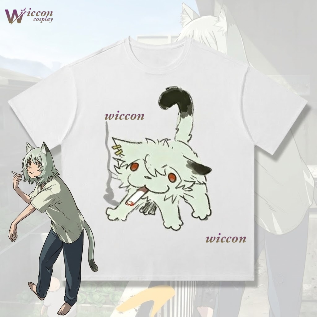 YesOk Chainsmoker Cat Yaniko S - Anime Merchandise T Shirt recension och pris
