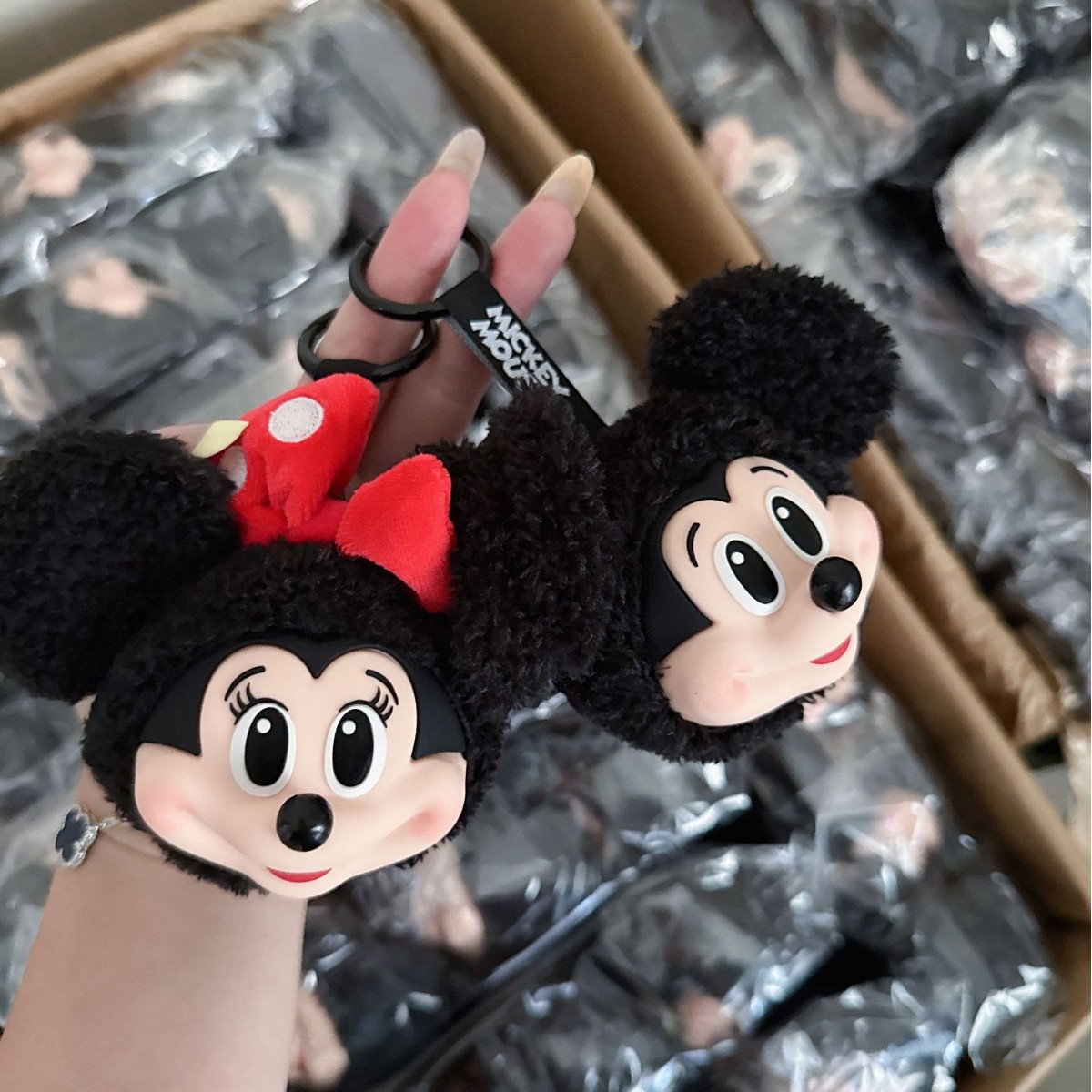 Mickey Minnie Plush Doll Keych - Anime Merchandise Plush Toys recension och pris