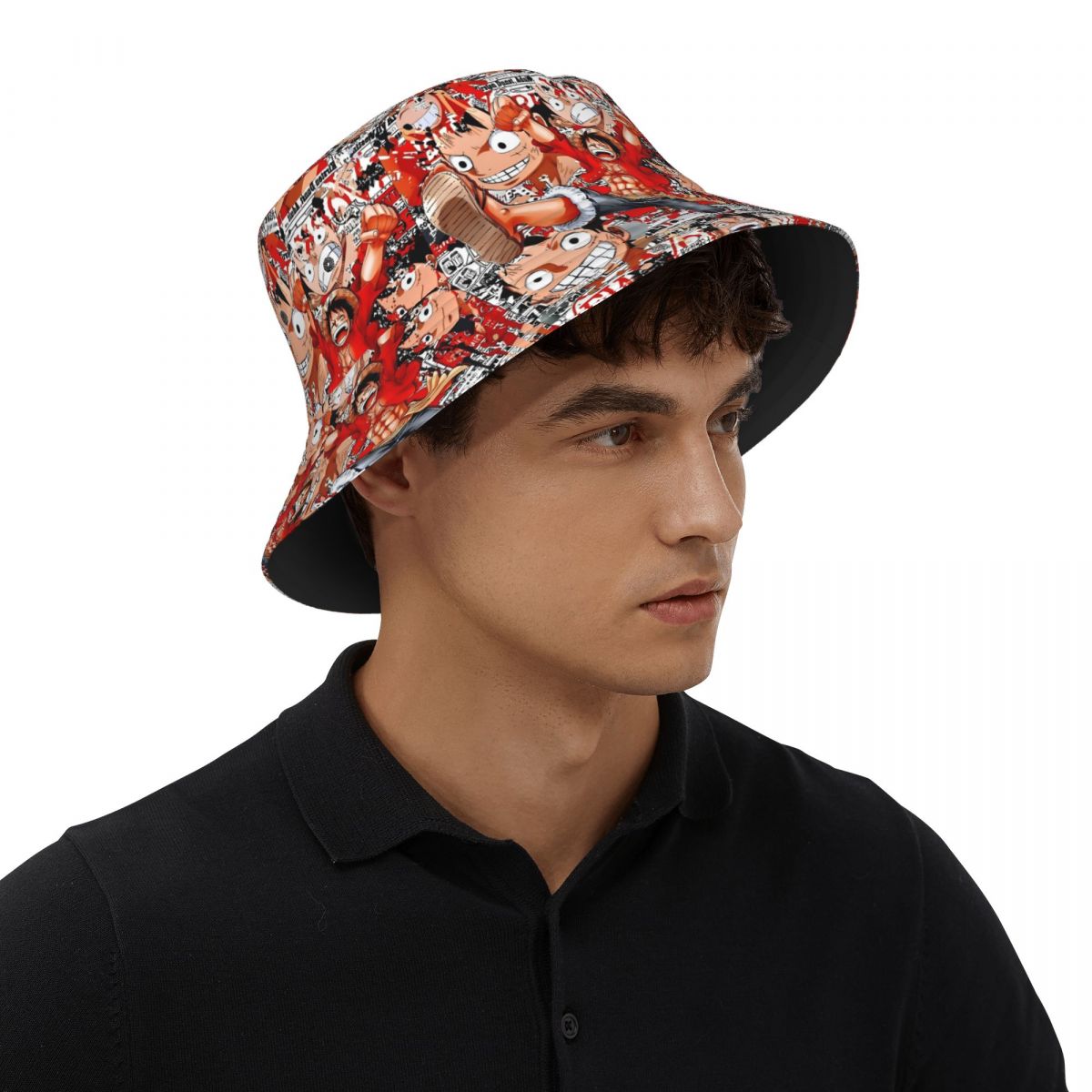 Anime One Piece Luffy Bucket H - Anime Merchandise For Men recension och pris